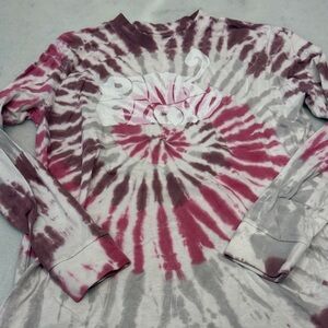Pink Floyd Tie-Dye  Long Sleeve Shirt - Red and Gray
